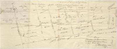 A Map of Lot No. 54 of the Little Nine Partners and the Gore of Lands adjacent belonging to George Clark Perry [?]