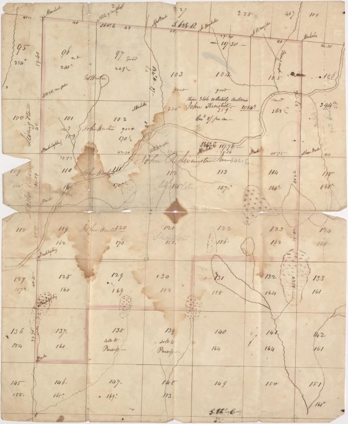 Map of Part of the Middle Division of Great Lot No. 4 of the Hardenburgh Patent, within the Town of Rockland