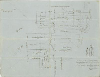 A Map showing the division of part of the real Estate of Col. C. Schoonmaker dec'd in the Town of Mamakating