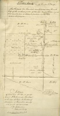 A Map of Township No. 13 in great Tract No. 1 Macomb's Purchases on the River St. Regis in the Town of Dickinson in Franklin County