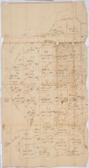 A Map of copied by Wm Cockburn of 40, 000 Acres Granted to Alexander McKee etc. in 1770. [Partitioned] Land into 40 lots for the [ill]