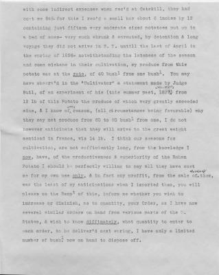 Draft of a letter to Benjamin F. Greene from John A. Thomson [transcript]