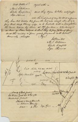 A Map of West Part Of Lot No. 15 in Great Lot No. 35 of the Hardenbergh Patent situate in the town of Hancock in Delaware County