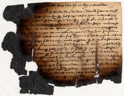 Letter from Guilliaem Momma to Jeremias van Rensselaer