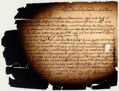 Letter from Richard van Rensselaer to Jeremias van Rensselaer