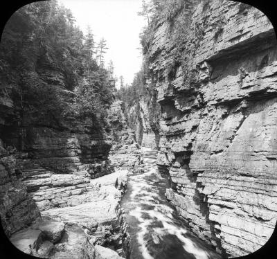 Au Sable [sic] Chasm, down Upper Flume