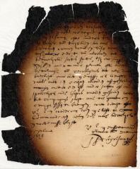 Letter from Petrus (Peter) Stuyvesant to Jeremias van Rensselaer