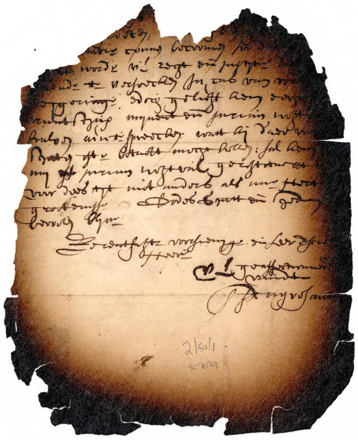 Letter from Petrus (Peter) Stuyvesant to Jeremias van Rensselaer