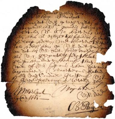 Letter from Cornelis van Ruyven to Jeremias van Rensselaer