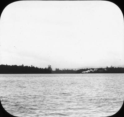 Raquette Lake near entrance to Marion River