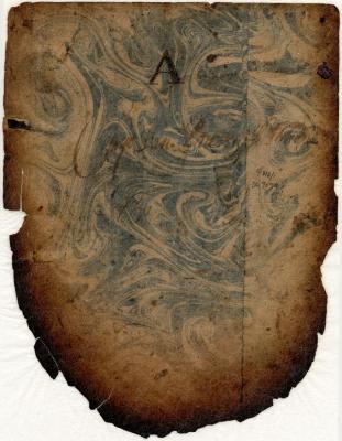 Original Cover of letter book 1660-1674