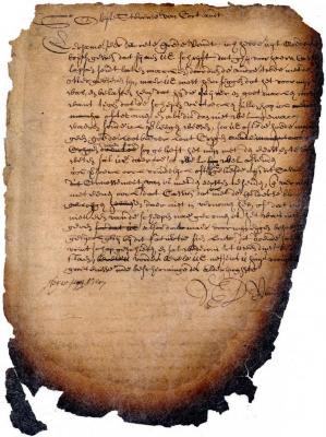 Letter of Jeremias van Rensselaer to Oloff Stevensen van Cortlandt