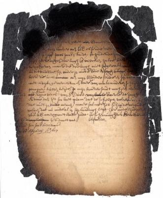 Letter of Jeremias van Rensselaer to David Becker