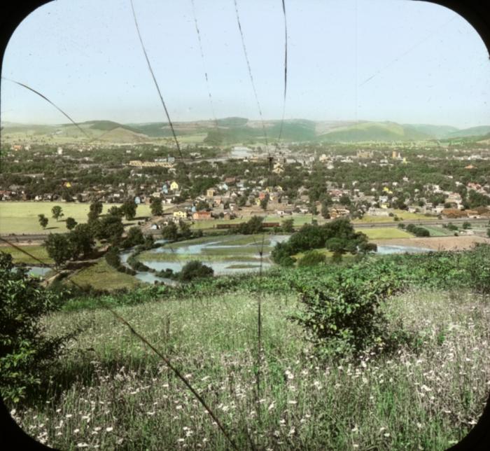 Panorama from East Hill in Elmira, New York