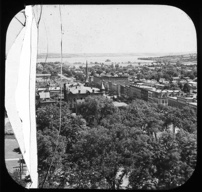 N.Y. Canandaiqua [sic] & Lake - Panorama.