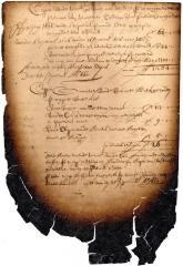 Accounts for board, travel expenses, etc. 1656-1658; attached to preceding letter