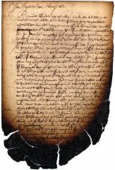 Letter of Jeremias van Rensselaer to Jan Baptist van Rensselaer