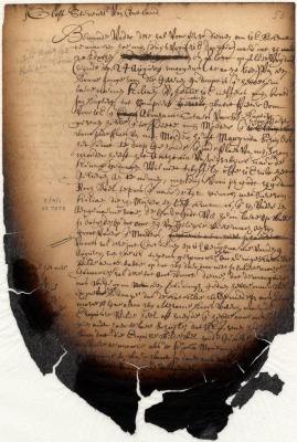Letter of Jeremias van Rensselaer to Oloff Stevensen van Cortlandt