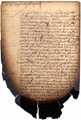 Letter of Jeremias van Rensselaer to Jan Baptist van Rensselaer