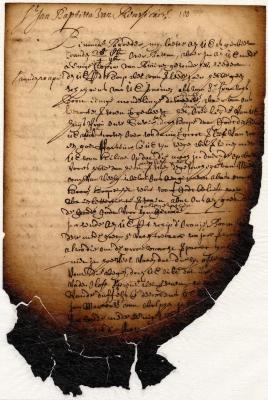 Letter of Jeremias van Rensselaer to Jan Baptist van Rensselaer