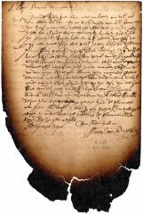 Letter of Jeremias van Rensselaer to Oloff Stevensen van Cortlandt