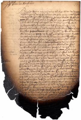 Letter of Jeremias van Rensselaer to Anna van Rensselaer
