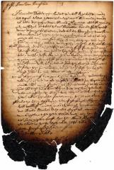 Letter of Jeremias van Rensselaer to Anna van Rensselaer
