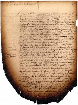 Letter of Jeremias van Rensselaer to Jan Baptist van Rensselaer