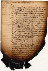 Letter of Jeremias van Rensselaer to Jan Baptist van Rensselaer