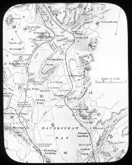Map of Hudson River from Croton Point to Peekskill