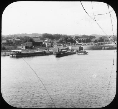 N.Y. Erie Canal Terminus Opposite Troy