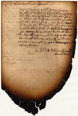Letter of Jeremias van Rensselaer to Gov. Richard Nicolls