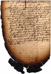 Memorandum of the birth of Johannes van Rensselaer