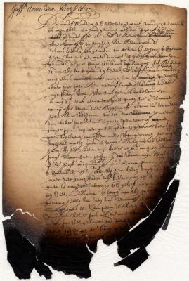 Letter of Jeremias van Rensselaer to Anna van Rensselaer