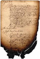 Letter of Jeremias van Rensselaer to Oloff Stevensen van Cortlandt