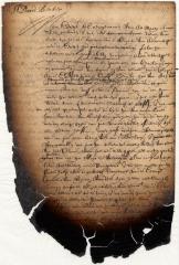 Letter of Jeremias van Rensselaer to David Becker