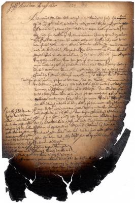Letter of Jeremias van Rensselaer to Anna van Rensselaer