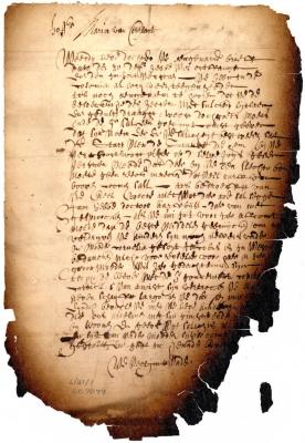 Letter from Oloff Stevensen van Cortlandt to Maria van Rensselaer