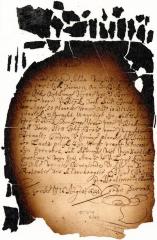 Letter from John Darvall to Maria van Rensselaer