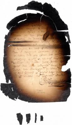 Letter from Stephanus van Cortlandt to Maria van Rensselaer