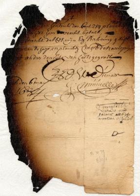 Letter from Gabriel Minvielle to Maria van Rensselaer
