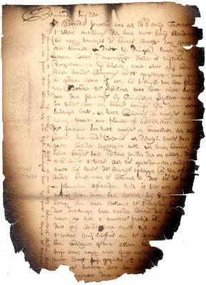 Letter from Stephanus van Cortlandt to Maria van Rensselaer