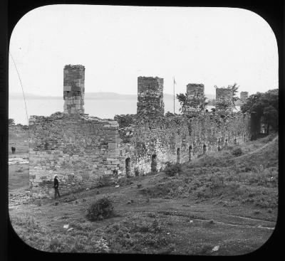 Ruins of Fort Amherst (Crown Point) looking toward the Lake