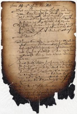 [Court proceedings], Thursday, 23 April Anno 1648 ; Extraordinary Session, 25 April Anno 1648