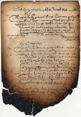 Extraordinary session, 12 October 1648 ; Extraordinary session, 13 October Anno 1648