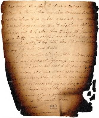 Letter from [?] to [Maria van Rensselaer?]