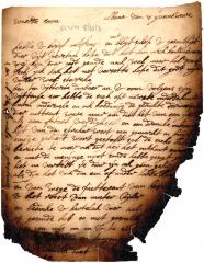 Letter of Maria van Rensselaer to Kiliaen van Rensselaer.