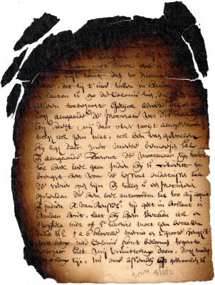 Letter from Stephanus van Cortlandt to Maria van Rensselaer