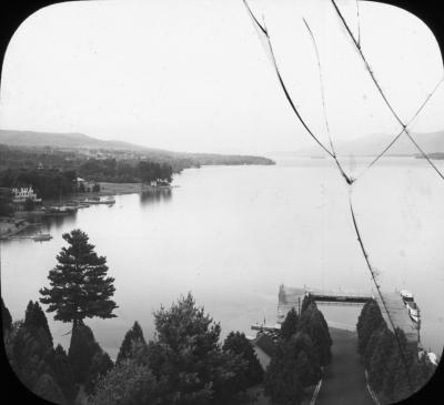 Lake George from Fort William Henry Hotel