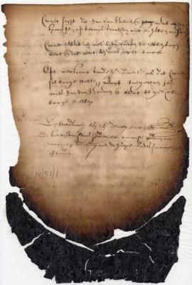 Extraordinary session, 25 March Anno 1650